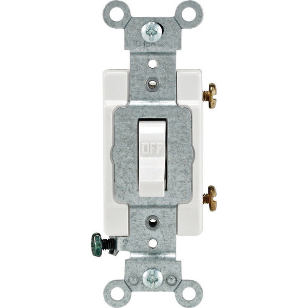 Leviton Switch Comm Sp 15A Wht CS115-2WS